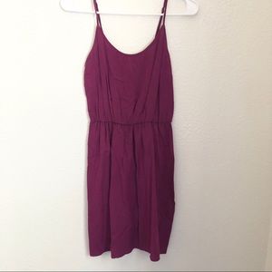 Women’s Maroon Sleeveless dress small old navy.